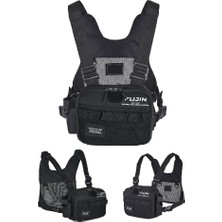 Fujin Tactical Vest Black Balıkçı Çantası
