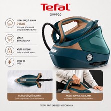 Tefal 3000 W Akıllı Buhar Algılama Teknolojili Buhar Kazanlı Ütü, Hareketle Başlayan Buhar, LED Işıklı Uç ve Otomatik Kapanma ile Kolay Ütüleme