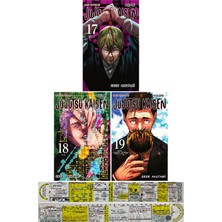 Gerekli Şeyler Yayıncılık Jujutsu Kaisen 17-18-19. Ciltler Manga Seti + Özel Cetvel