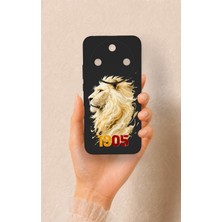 Vip Case Honor Magic 8 Lite Uyumlu Sarı Kırmızı 1905 Aslan Desenli Silikon Kılıf