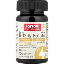 Jarrow Formulas Methyl B-12  Methyl Folate 100 Chewable Tablets.
