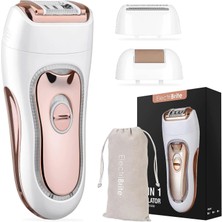 Mucize Electribrite HB-905B 3 In 1 Şarjlı Kadın Epilatör ve Tüy Alma Cihazı - Rose Gold Epilasyon Makinesi