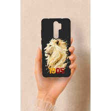 Vip Case Redmi Note 8 Pro Uyumlu Sarı Kırmızı 1905 Aslan Desenli Silikon Kılıf
