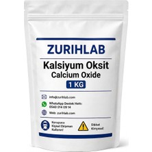 ZURIHLAB Kalsiyum Oksit - Calcium Oxide - 1KG