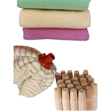 St. Morritz Teras Mop Gürgen Sap 1 Adetmikrofiber Bez Vilada Ucu Microfiber Havlu Başlık Toz Kırıntı Bırakmaz