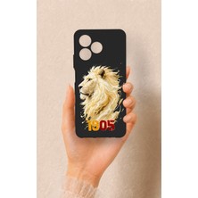 Vip Case Realme C53 Uyumlu Sarı Kırmızı 1905 Aslan Desenli Silikon Kılıf