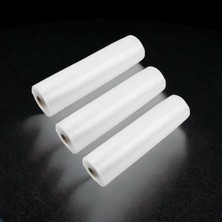 Konak Ambalaj Vakum Torbası Tırtıklı Rulo en:25 cm x uzunluk:500 cm 3 Adet