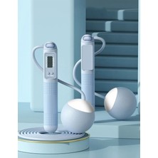 Empressco Egzersiz ve Spor Için, Ayarlanabilir Uzunluk, Akıllı Dijital Sayaçlı Atlama Ipi