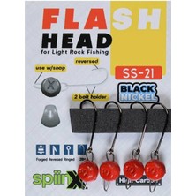 Spiinx Flash Head Mafsallı Kırmızı Jighead