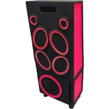 Kayseri Pandizot Müzik Kutusu&dolabı (Bas KABIN+4XOVAL,2X10CM ve Teyp Yeri) Boş Hoparlörsüz