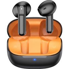 Juo Jt2 Bluetooth 6.0 Tws Kablosuz Kulak Içi Kulaklık 4 Mikrofonlu Anc Enc Gürültü Engelleme 13MM Sürücü Siyah