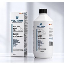 Veltrium Kedi, Köpek Bakım Solüsyonu -Tüy, Göz, Kulak, Ağız Deri ve Yara Bakım 100 ml + 500 ml Yedek Şişe