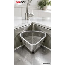 By My Hand Bymyhand Paslanmaz Çelik Üçgen Lavabo Süzgeci Lavabo Içi Süzgeç