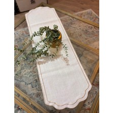 Elora Maison Mare Runner, Keten Runner, Nakışlı Runner