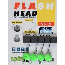 Spiinx Flash Head Mafsallı Yeşil Uv Jighead