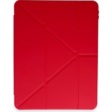 Kmrsfres Newface Xiaomi Pad 6 Kılıf Kalemlikli Mars Tablet Kılıfı - Kırmızı