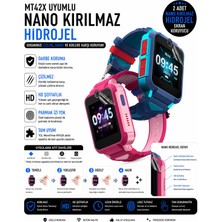 TCL MT42X Çocuk Saat Uyumlu Nano Tpu Ekran Koruyucu 2 Adet Darbe Emici Çizilmez Film