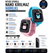 TCL Watch MT40X Çocuk Saati Uyumlu Nano Jel Ekran Koruyucu 2 Adet Darbe Emici Ekran Tpu