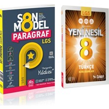 Model Eğitim Yayıncılık 8. Sınıf Lgs Paragraf Son Model Soru Bankası ve Yeni Nesil Türkçe Soru Bankası