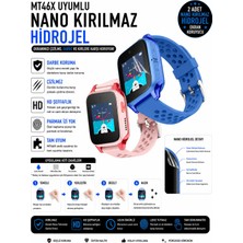 TCL MT46X Çocuk Saati Uyumlu Nano Jel Ekran Koruyucu 2 Adet Darbe Emici Ekran Tpu