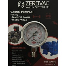 St. Morritz 0-2,5 Bar Çap Ø63 mm Alttan Bağlantılı Gliserinli Manometre