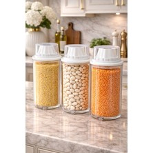 St. Morritz 3lü Erzak Saklama Kabı BR-6818 1300 ml