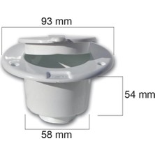 St. Morritz Tekne Karavan Duş Yuvası Plastik Kapaklı 58X54X93MM
