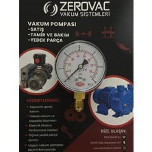St. Morritz 0-6 Bar Çap Ø52 mm Alttan Bağlantılı Kuru Tip Manometre