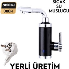 Sıcak Musluk Elektrikli Ani Su Isıtıcı Asg-5p Siyah
