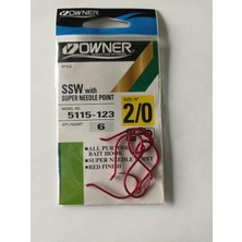 Owner 5115 Serisi Iğne No:2/0(6 Adet)Red