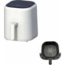 St. Morritz Hava Fritözü 4l Airfryer Pratik Uzun Ömürlü Yağsız Pişirme Taşınabilir