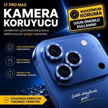 Mervin Store 17 Pro Max Uyumlu Premium Lacivert Kamera Lens Koruyucu – Maksimum Koruma, Şık Tasarım