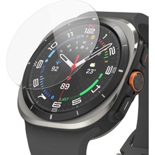 Forzacase Samsung Galaxy Watch Ultra2 ile Uyumlu Temperli Kırılmaz Cam Ekran Koruyucu FC861