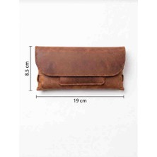 Vintage Leather Craft Hakiki Deri Erkek El Portföyü