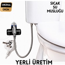 Taharet Sıcak Musluk - Siyah
