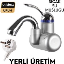 Sıcak Musluk Elektrikli Ani Su Isıtıcı Dsg-5s Gümüş Gri