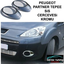 St. Morritz Peugeot Partner Tepee Sis Çerçevesi Kromu Nikelajı 2008-2012