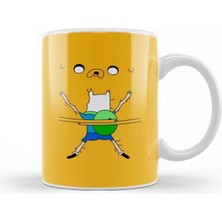 St. Morritz Adventure Time Jake And Finn Hug Kupa Bardak Porselen