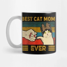 St. Morritz Vintage Best Cat Mom Ever Fist Bump Gift Kupa