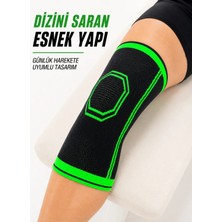 Alkasaz Sporcu Dizlik Esnek Örme Diz Koruyucu Nefes Alan Hafif ve Konforlu Tasarım