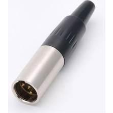Aslanoğlu Store Mini Canon Xlr 3 Pin Erkek Jack Fiş 10X47MM