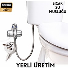 Taharet Sıcak Musluk - Krom