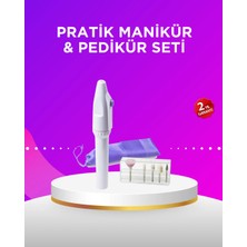 Alkasaz Elektrikli Manikür ve Pedikür Matkap Seti – Ayarlanabilir Hız, Ergonomik ve Sessiz