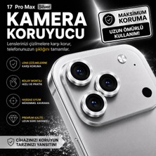 Mervin Store 17 Pro Max Uyumlu Premium Silver Kamera Lens Koruyucu – Maksimum Koruma, Şık Tasarım