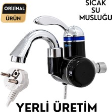 Sıcak Musluk Elektrikli Ani Su Isıtıcı Dsg-5p Siyah