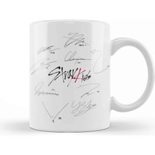 St. Morritz Stray Kids Logo Signatures Kupa Bardak Porselen