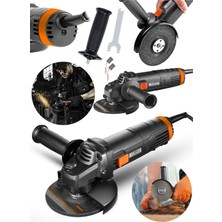St. Morritz Alman 4000 W Metal Şanzuman Bakır Sargılı Avuç Içi Taşlama Demir Metal Kesme Makinesi Sprel 125 mm