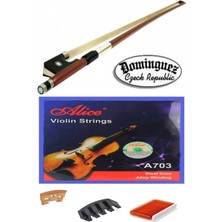St. Morritz Keman Yayı Arşe +Keman Yastık + Susturucu +Reçine+ Nota Stıcker