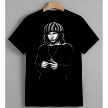 Bos Sayfa Beyaz Arka Plan 33 Syh Unisex Erkek Kadın Oversize Tişört Siyah