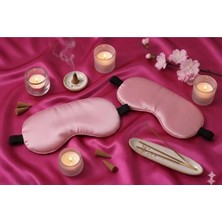 St. Morritz %100 Ipek Saten Uyku Maskesi ,göz Bandı, 2li Set, Uyku Bandı, Yoga Bandı